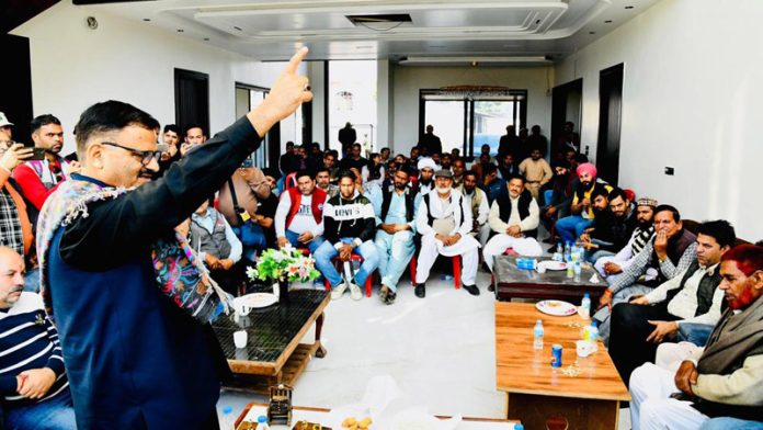 Forest Minister during an outreach camp in Kathua.