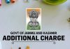 Buxy Assigned Addl Charge As Director Soil & Water Conservation