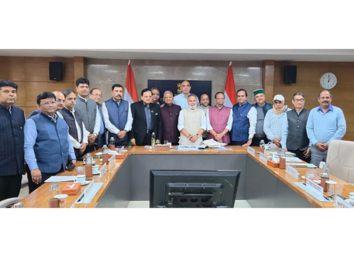 Members during National Traders’ Welfare Board meeting in Delhi.