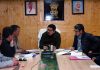 CEC LAHDC Leh during a meeting on Friday.
