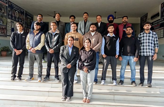 Selected students along with others during a placement drive at Yogananda College of Engineering & Technology.