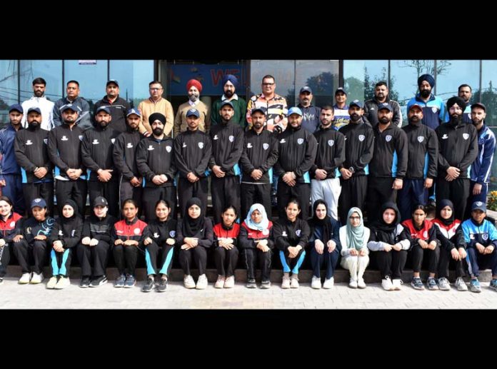 Selected Softball team posing for a group photograph. Selected Softball team posing for a group photograph.