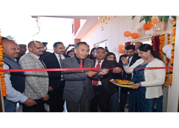 Chief Justice, J&K and Ladakh HC, Justice Tashi Rabstan inaugurating newly built Munsiff Court complex at Akhnoor. Chief Justice, J&K and Ladakh HC, Justice Tashi Rabstan inaugurating newly built Munsiff Court complex at Akhnoor.