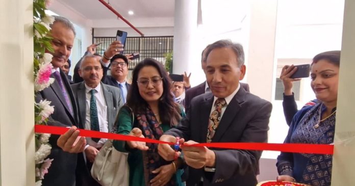 Chief Justice Tashi Rabstan inaugurating Lawyers Chambers at Court Complex Katra on Wednesday. Chief Justice Tashi Rabstan inaugurating Lawyers Chambers at Court Complex Katra on Wednesday.
