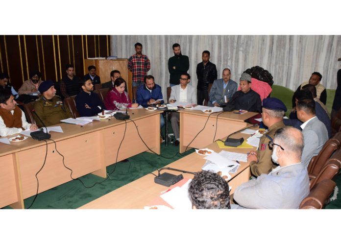 Speaker Legislative Assembly chairing a meeting on Monday. Speaker Legislative Assembly chairing a meeting on Monday.