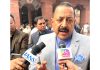 Union Minister Dr Jitendra Singh speaking to the media after presentation of Budget 2025 at Parliament House, New Delhi on Saturday.