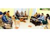 Minister Javed Rana chairing a meeting on Wednesday.