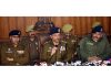 SSP Jammu, Joginder Singh addressing media persons in Jammu on Wednesday. —Excelsior Rakesh