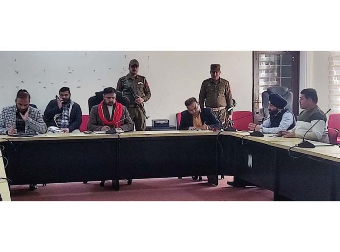 AJKTWA team during meeting with Transport Minister in Jammu on Tuesday.