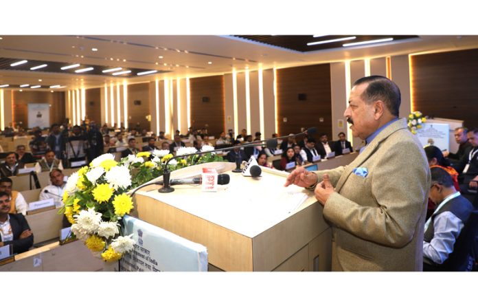 Union Minister Dr Jitendra Singh speaking during the 12th 