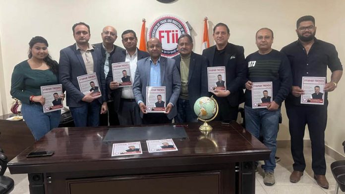 Dignitaries during a meeting of FTII on Wednesday.