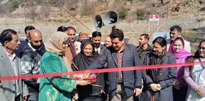 DDC Chairman Dhananter Singh Kotwal launching Watershed Yatra Campaign-2025 at Panchayat Ghar Berarru in Doda.