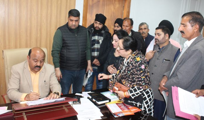 Dy CM during meeting with deputations on Monday. Dy CM during meeting with deputations on Monday.