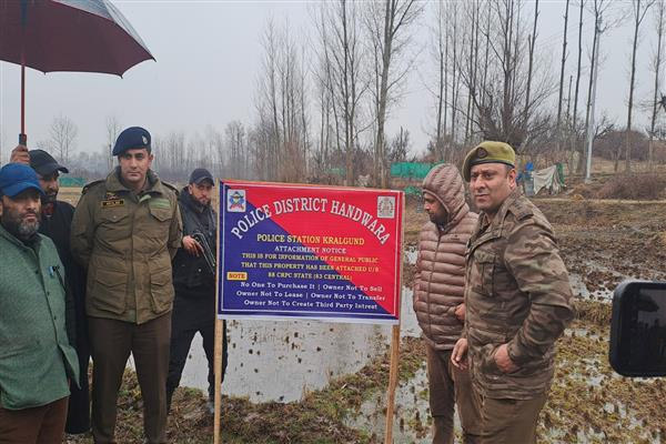 Handwara Police Seize Properties Worth Lakhs Of Two Pakistan Based Terror Handlers Handwara Police Seize Properties Worth Lakhs Of Two Pakistan Based Terror Handlers