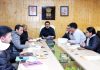 CEC Leh Advocate Tashi Gyalson chairing a meeting of officers.