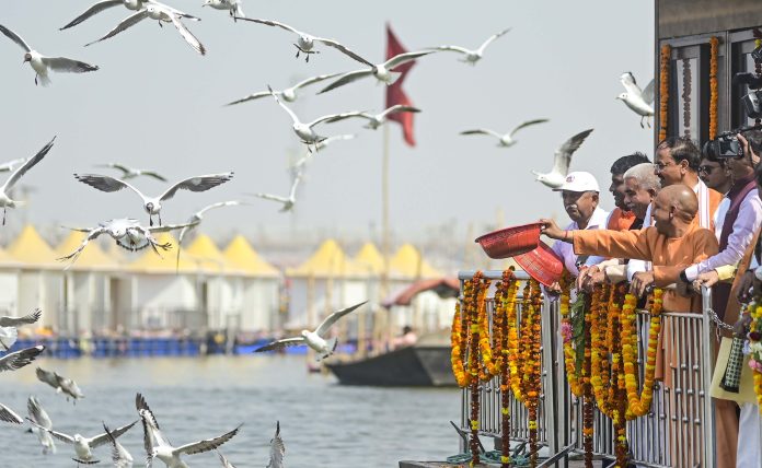 Maha Kumbh: Adityanath praises PM Modi, hails collective efforts made for smooth conduct of Mela Maha Kumbh: Adityanath praises PM Modi, hails collective efforts made for smooth conduct of Mela