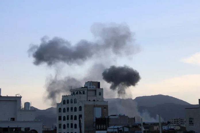 9 killed in US airstrikes on Houthi sites in Yemen's capital 9 killed in US airstrikes on Houthi sites in Yemen's capital