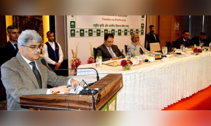 CS Calls For Enhanced Credit Access, Investment In J&K's Rural Sector At NABARD Seminar