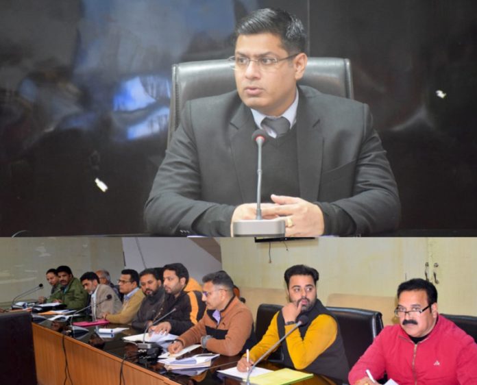 DC Poonch reviews progress of development works in aspirational Blocks, Panchayats