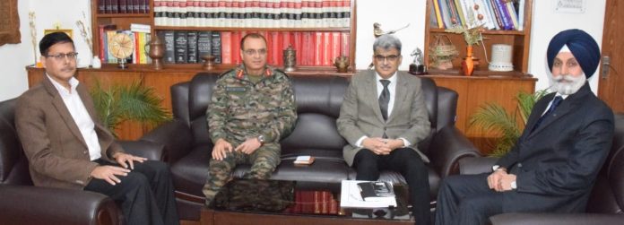 GoC 16 Corps Nagrota Takes Up Issues Of Ex-Servicemen With CS Atal Dulloo GoC 16 Corps Nagrota Takes Up Issues Of Ex-Servicemen With CS Atal Dulloo