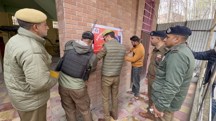 Two Double Storied Residential Houses Of Drug Peddler Attached In J&K's Kulgam Two Double Storied Residential Houses Of Drug Peddler Attached In J&K's Kulgam