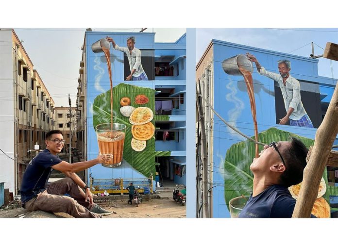 Indian-origin Singaporean artist's work featured in world's deepest art installation Indian-origin Singaporean artist's work featured in world's deepest art installation