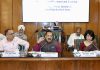 Union Minister Dr. Jitendra Singh, chairing a high level meeting of the Ministry of Personnel at North Block, New Delhi on Saturday.