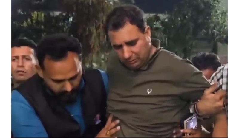 DySP Border Dheeraj Katoch being taken to GMC Kathua.