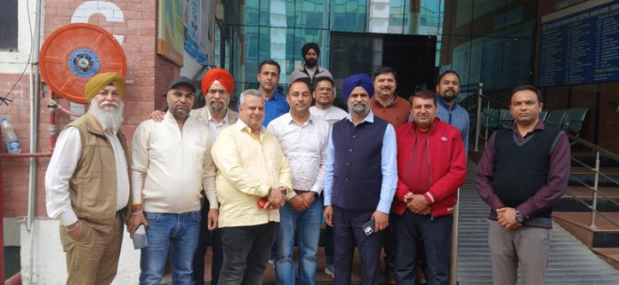 JKMEF members posing together after a meeting at Government Hospital, Gandhi Nagar, Jammu. JKMEF members posing together after a meeting at Government Hospital, Gandhi Nagar, Jammu.