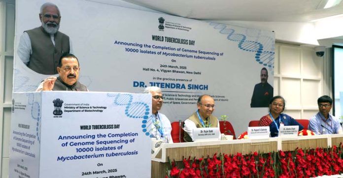 Union Minister Dr. Jitendra Singh addressing a summit organised on the occasion of Union Minister Dr. Jitendra Singh addressing a summit organised on the occasion of