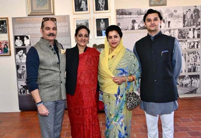 Ex-MLC Vikramaditya Singh, his wife Chitrangada Raje Singh and other dignitaries during a special photo exhibition at Amar Mahal Museum, Jammu. Ex-MLC Vikramaditya Singh, his wife Chitrangada Raje Singh and other dignitaries during a special photo exhibition at Amar Mahal Museum, Jammu.