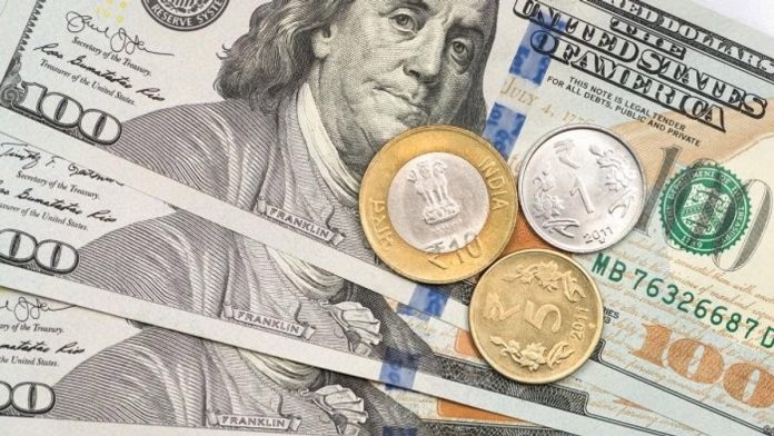 Rupee falls 13 paise to settle at  85.74 against US dollar