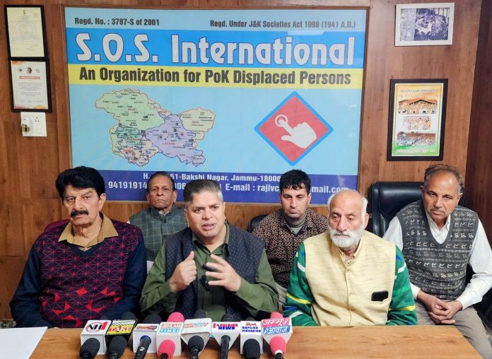Centre Failed To Ensure Rehabilitation Of PoJK-Displaced Persons: SOS International