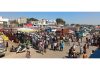 Locals staging a demonstration on the Jammu-Pathankot National Highway in Jatwal area on Thursday.