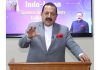 Union Minister Dr Jitendra Singh virtually addressing the National Science Day Celebrations organised by the Indian Embassy at Tokyo, Japan on Monday.