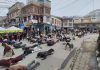 Buddhists performing sacred practice at Leh during Tangpo month.
