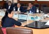 Chief Secretary chairing a meeting on Saturday.