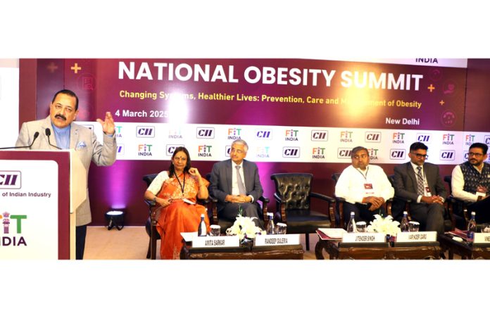 Union Minister Dr Jitendra Singh delivering inaugural address at the 