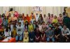 Students and others at a programme of classical music and inspirational talk organised by Ramakrishna Mission in Jammu on Thursday.