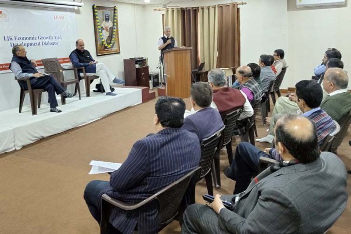 A speaker addressing during a function organized by LEAD in Jammu on Sunday. A speaker addressing during a function organized by LEAD in Jammu on Sunday.