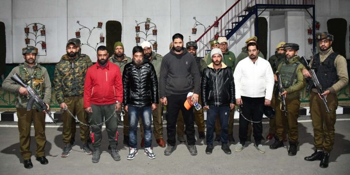 J&K Police Books Six Infamous Drug Peddlers Under PIT NDPS Act In Srinagar