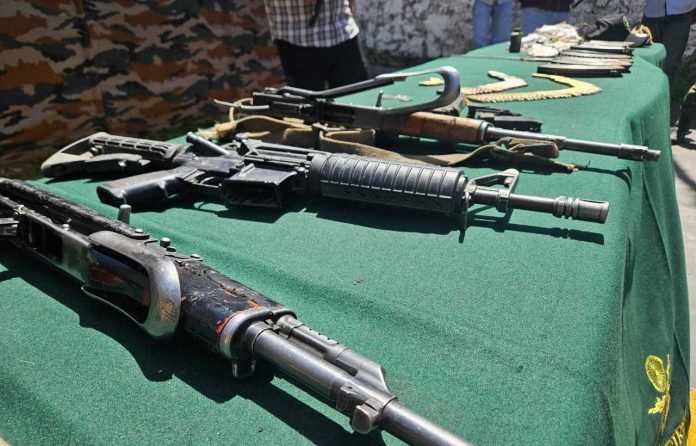 Security Forces Recover Huge Cache Of Arms, Ammunition From Slain Terrorists In J&K’s Kishtwar