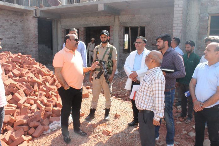 Deputy Chief Minister inspecting Govt Ayurvedic Medical College Akhnoor-12-1