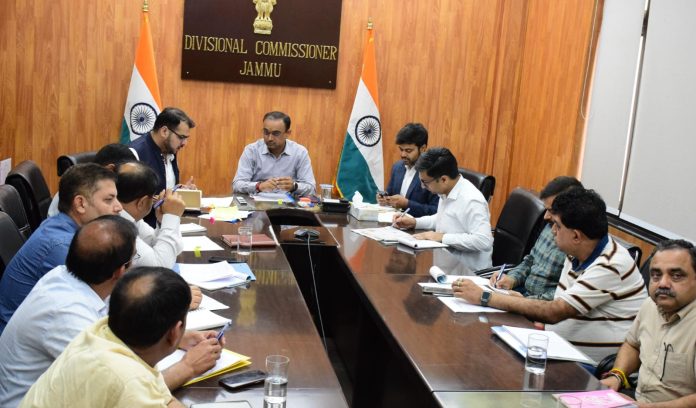 Div Com Jammu reviews restoration of public amenities disrupted by windstorm--