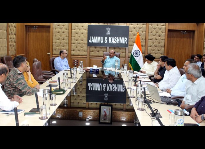 DyCM chairing a meeting on Thursday.