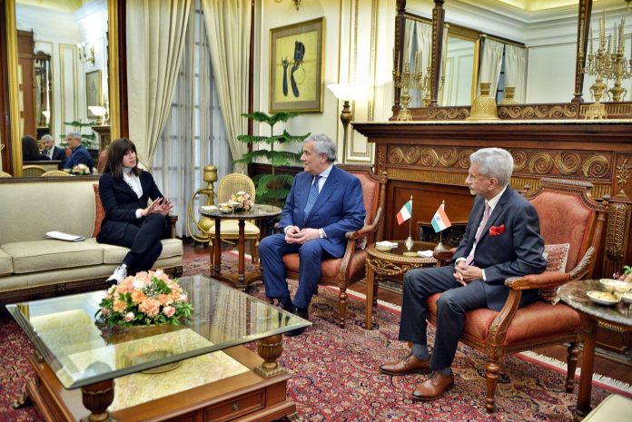 Jaishankar meets Italian Deputy PM