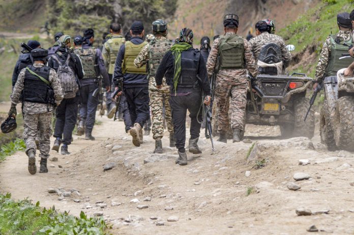 Army at Pahalgam terror attack site