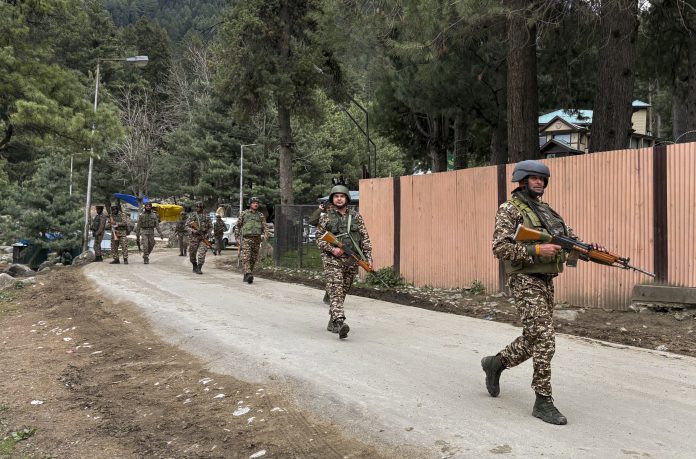 Search operation in Pahalgam