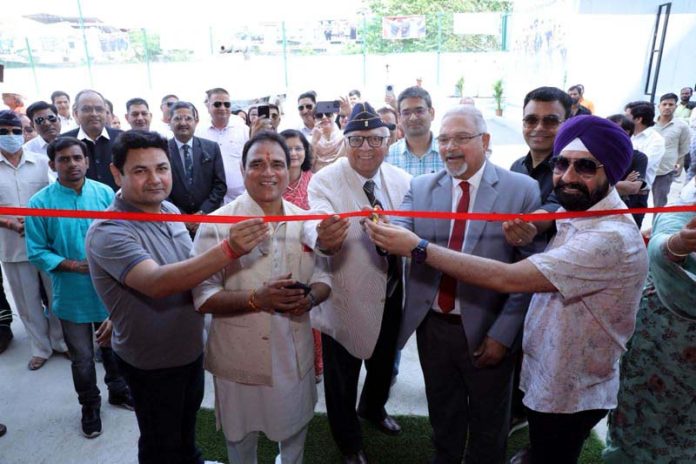 DDA Director Sandeep Gupta along with guests inaugurating 'Trishakti' Campus of the Academy.