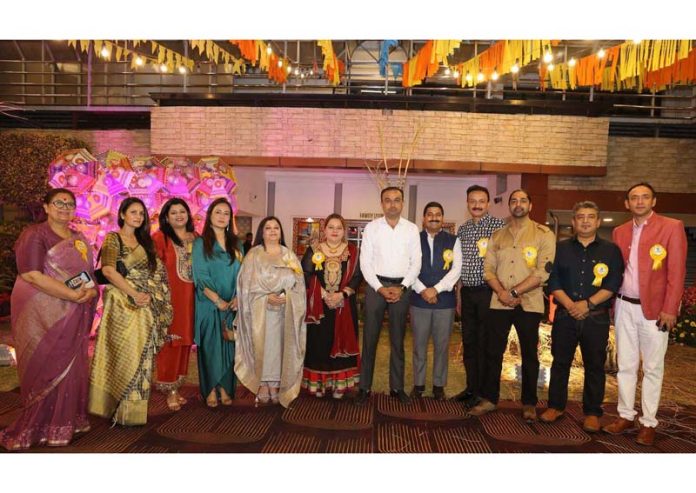 Divisional Commissioner Jammu, Ramesh Kumar, posing with members of the Jammu Club.